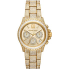Michael Kors Everest MK7254 Women's Gold Dial Gold Stainless Steel Chronograph Watch
