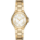 Michael Kors Camille MK7255 Women's White Dial Gold Stainless Steel Watch