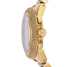 Michael Kors Camille MK7269 Women's Gold & Brown Dial Gold & Brown Stainless Steel Chronograph Watch