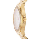 Michael Kors Lennox MK7278 Women's White Dial Gold Stainless Steel Watch