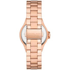 Michael Kors Lennox MK7279 Women's White Dial Rose Gold Stainless Steel Watch