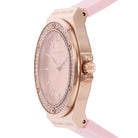 Michael Kors Lennox MK7282 Women's Rose Gold Dial Pink Silicone Strap Watch