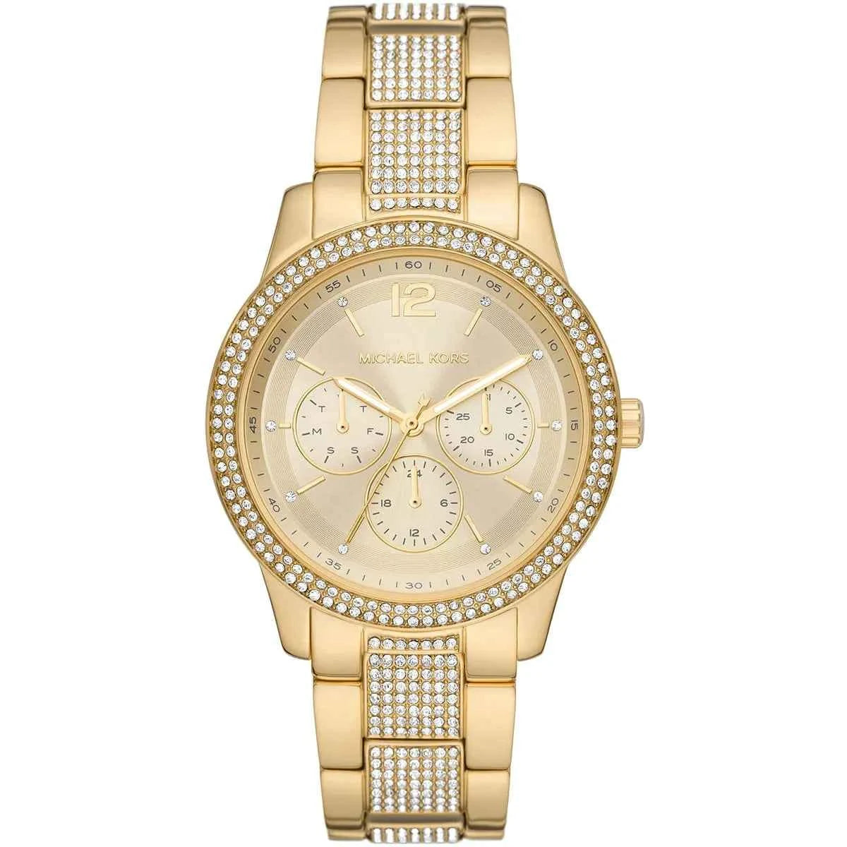 Michael Kors Tibby MK7292 Women's Gold Dial Gold Stainless Steel Watch