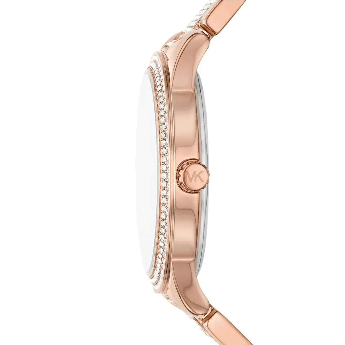 Michael Kors Tibby MK7293 Women's Silver Dial Rose Gold Stainless Steel Watch