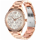 Michael Kors Layton MK7297 Women's White Dial Rose Gold Stainless Steel Watch