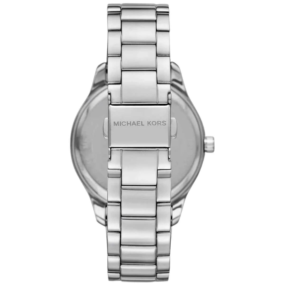 Michael Kors Layton MK7298 Women's Pink Dial Silver Stainless Steel Watch