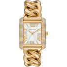 Michael Kors Emery MK7300 Women's White Dial Gold Stainless Steel Watch