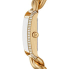 Michael Kors Emery MK7300 Women's White Dial Gold Stainless Steel Watch