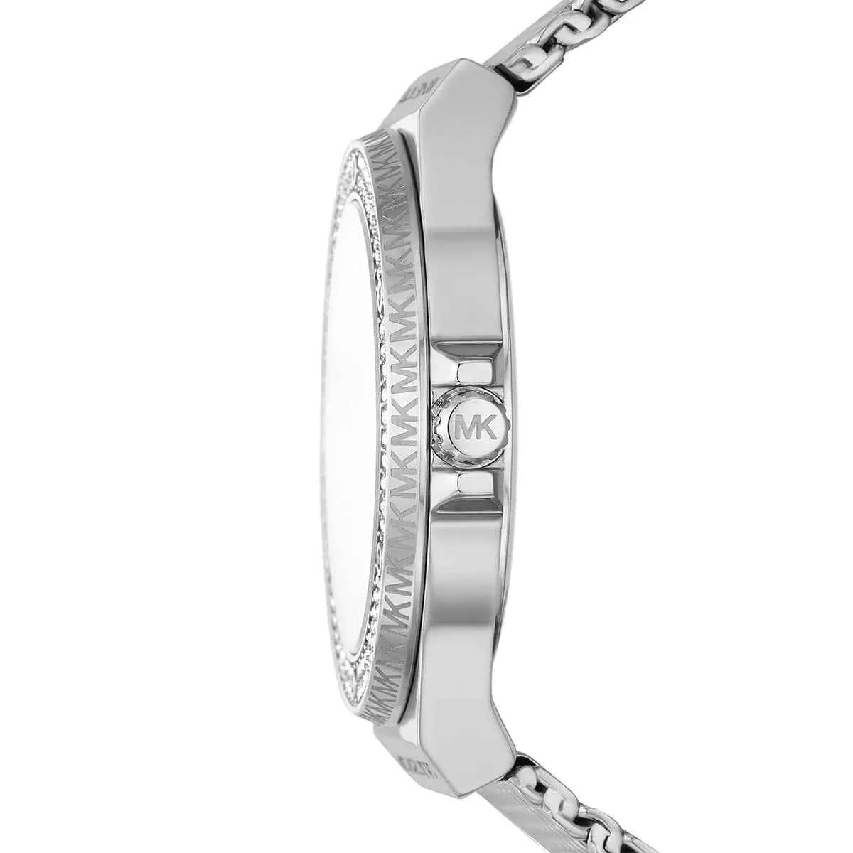 Michael Kors Lennox MK7337 Women's White Dial Silver Stainless Steel Watch