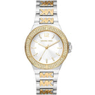 Michael Kors Lennox MK7338 Women's White Dial Silver & Gold Stainless Steel Watch