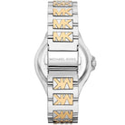 Michael Kors Lennox MK7338 Women's White Dial Silver & Gold Stainless Steel Watch
