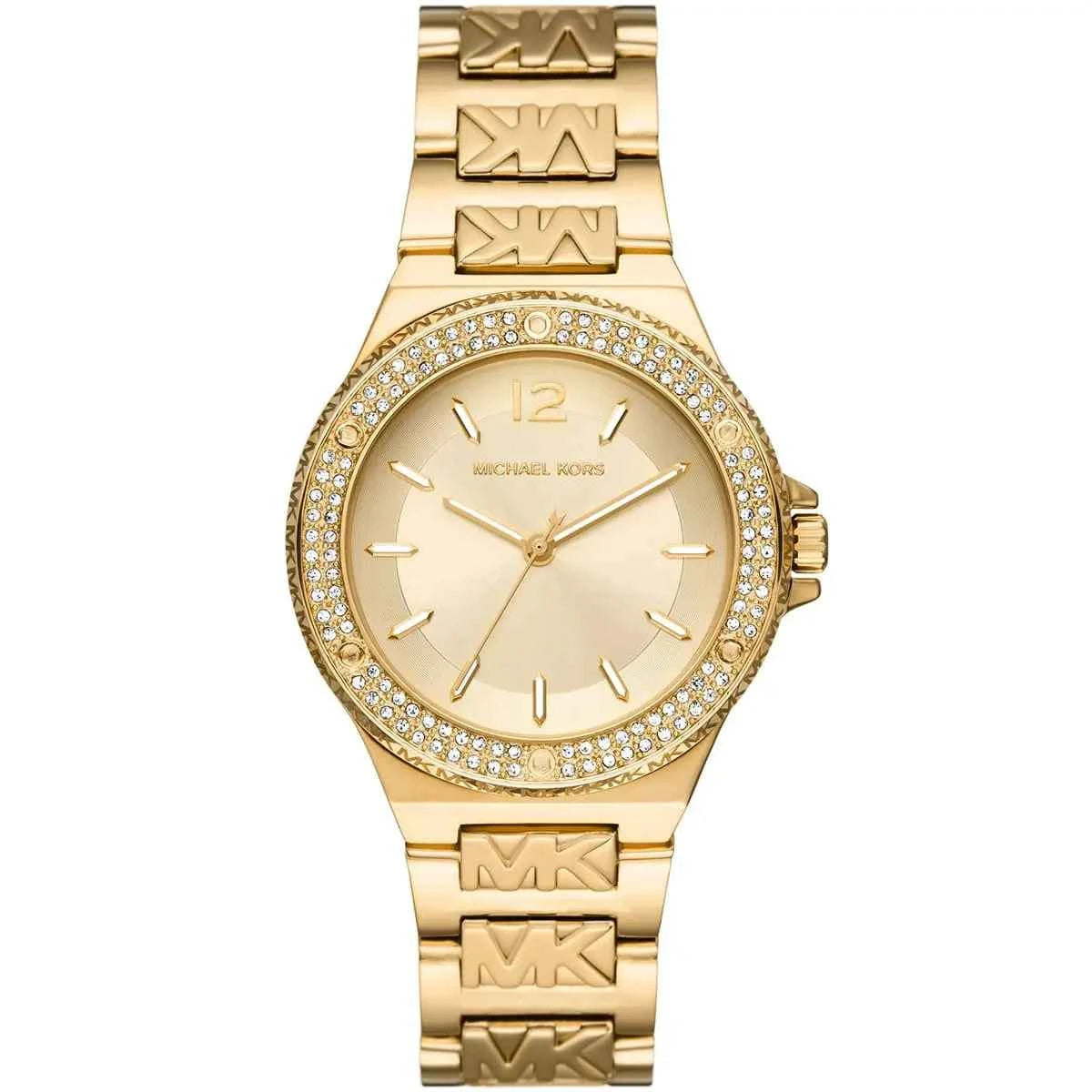 Michael Kors Lennox MK7339 Women's Gold Dial Gold Stainless Steel Watch