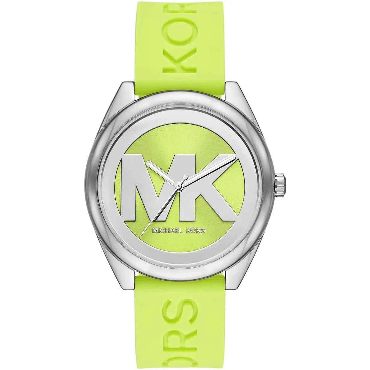 Michael Kors Janelle MK7351 Women's Green Dial Green Silicone Watch