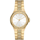 Michael Kors Lennox MK7361 Women's White Dial Gold Stainless Steel Watch