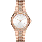 Michael Kors Lennox MK7362 Women's White Dial Rose Gold Stainless Steel Watch