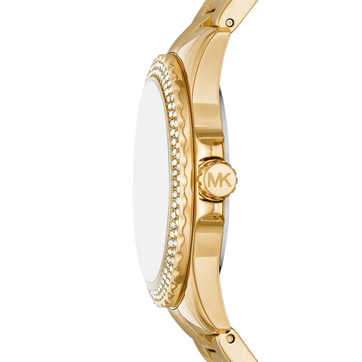 Michael Kors Mini Everest MK7363 Women's White Dial Gold Stainless Steel Watch