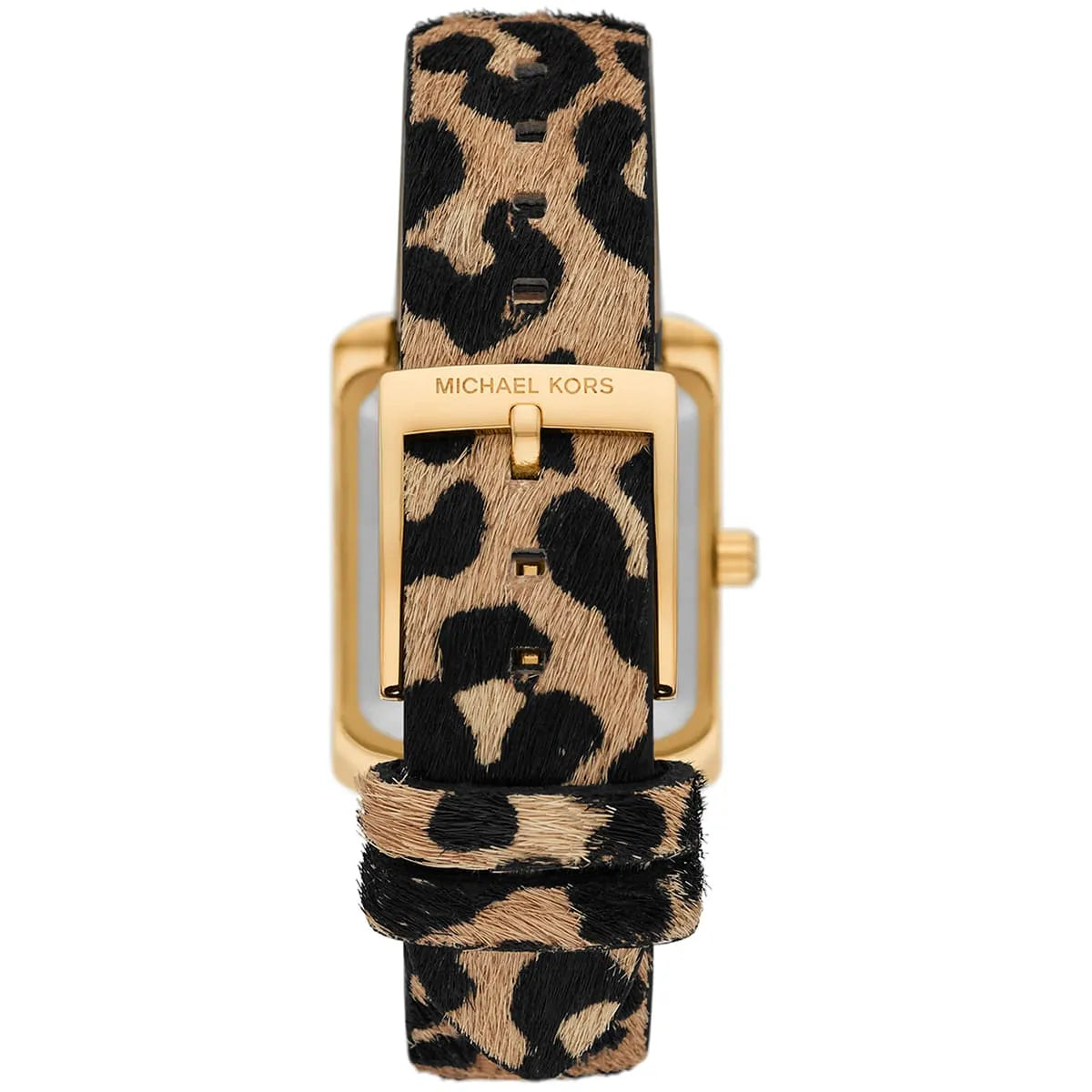 Back case of Michael Kors MK7387 quartz women's leather wristwatch