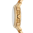 Michael Kors Runway MK7389 Women's Brown Dial Gold Stainless Steel Watch