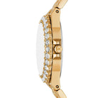 Michael Kors Lennox MK7394 Women's Black Dial Gold Stainless Steel Watch