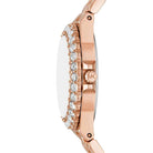 Michael Kors Lennox MK7396 Women's Pink Dial Rose Gold Stainless Steel Watch
