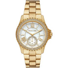 Michael Kors Everest MK7401 Women's White Dial Gold Stainless Steel Watch