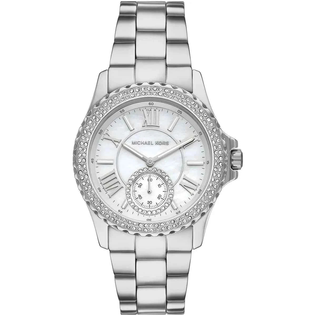 Michael Kors Everest MK7403 Women's White Dial Silver Stainless Steel Watch