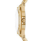 Michael Kors Lennox MK7404 Women's Black Dial Gold Stainless Steel Watch