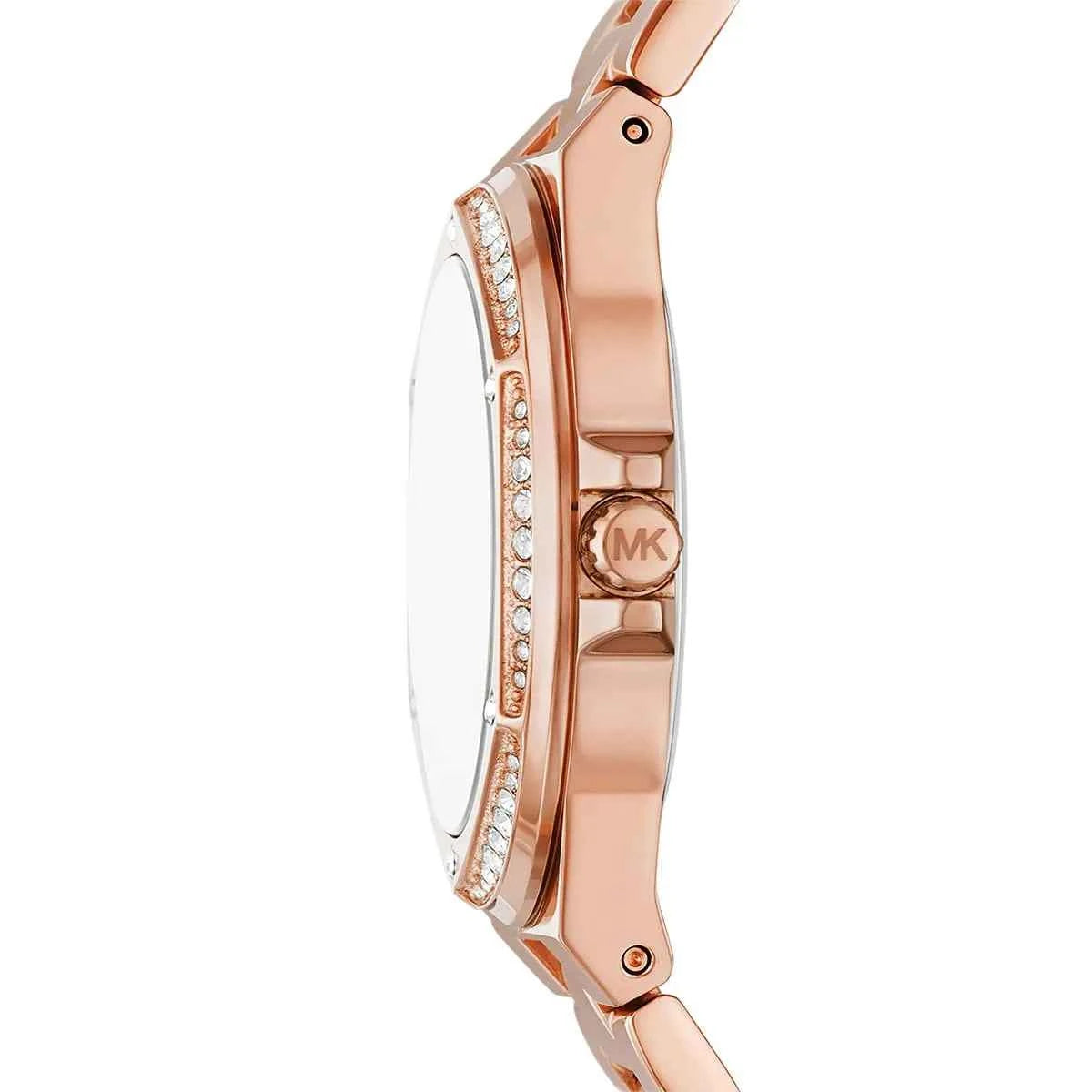 Michael Kors Lennox MK7405 Women's Rose Gold Dial Rose Gold Stainless Steel Watch