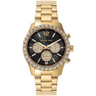 Michael Kors Everest MK7414 Women's Black Dial Gold Stainless Steel Watch