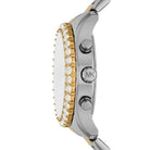 Michael Kors Everest MK7415 Women's White Dial Two-Tone Stainless Steel Watch