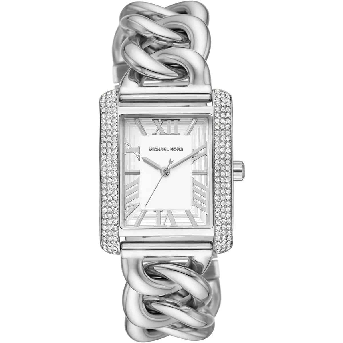 Michael Kors Emery MK7438 Women's White Dial Silver Stainless Steel Watch