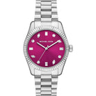 Michael Kors Lexington MK7443 Women's Pink Dial Silver Stainless Steel Watch