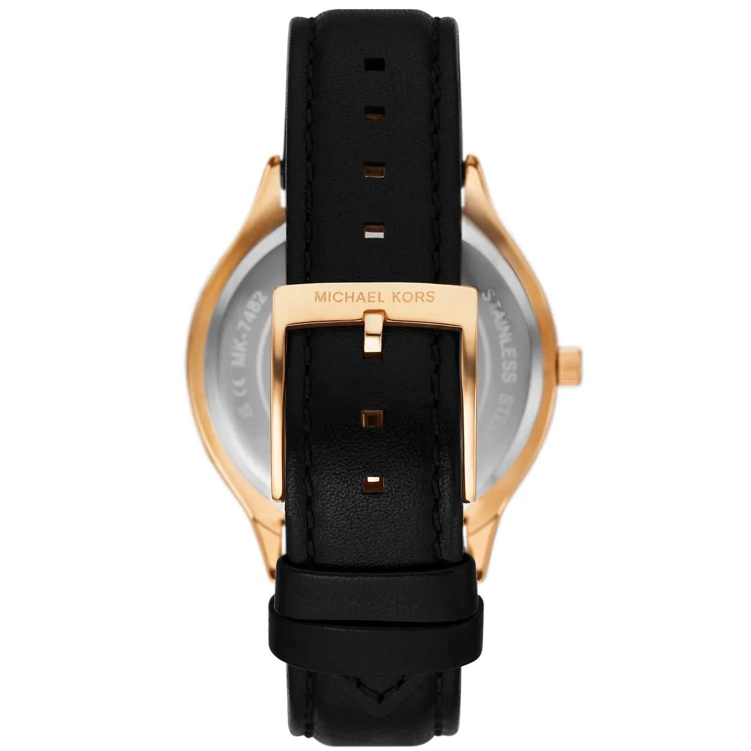 Michael Kors Slim Runway MK7482 quartz leather strap watch