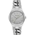 Michael Kors Lennox MK7488 women's silver pavé watch