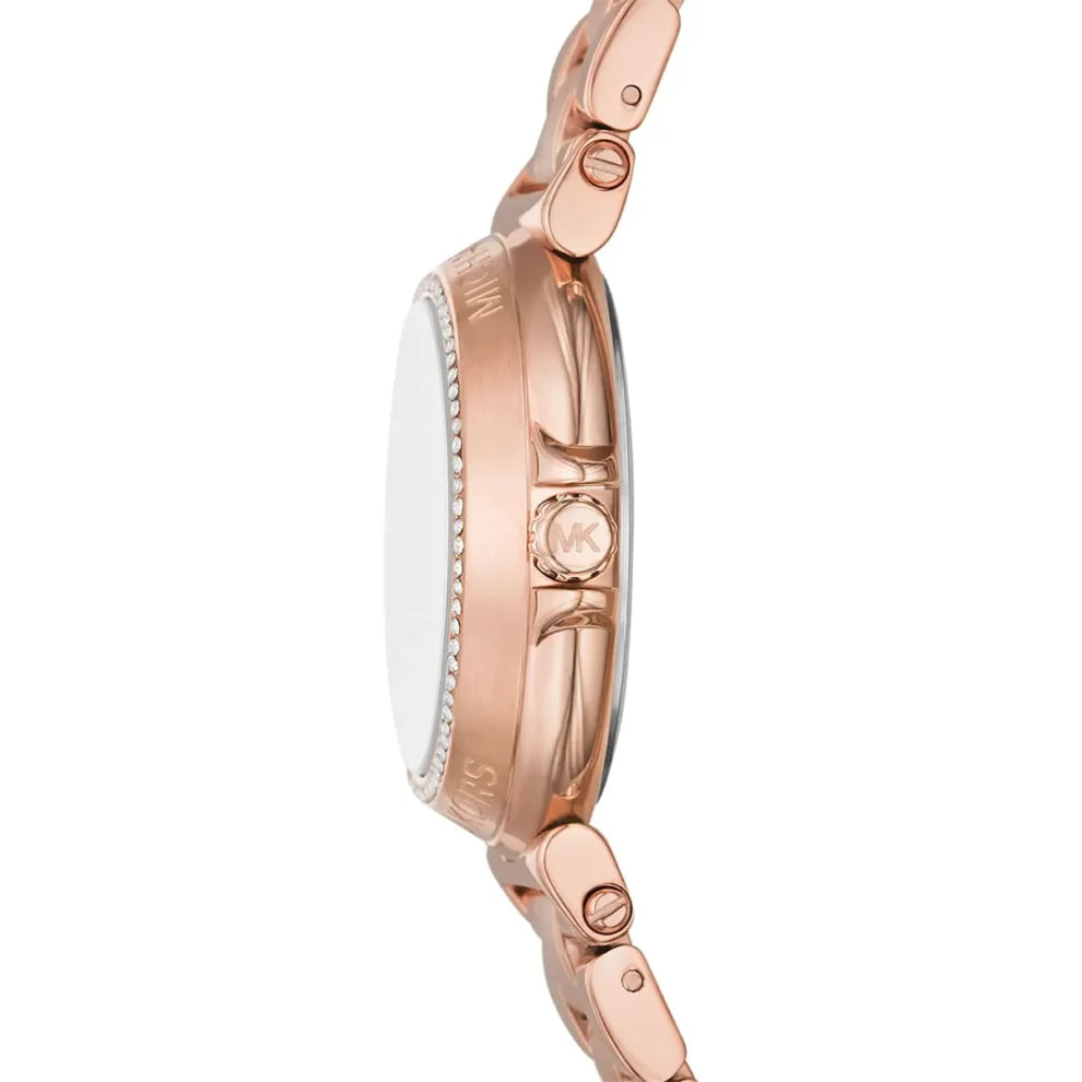 Michael Kors Maren MK7491 crystal bezel quartz watch