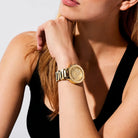 Michael Kors MK7520 gold-tone stainless steel bracelet watch