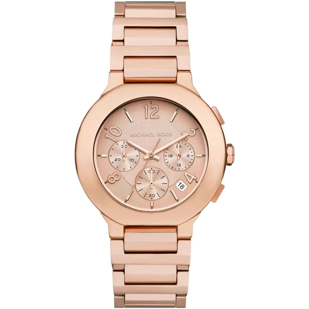 Michael Kors Gramercy MK7521 women's rose gold chronograph watch