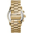 Michael Kors Runway MK8077 Men's Gold Dial Gold Stainless Steel Chronograph Watch