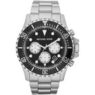 Michael Kors Everest MK8256 Men's Black Dial Silver Stainless Steel Chronograph Watch
