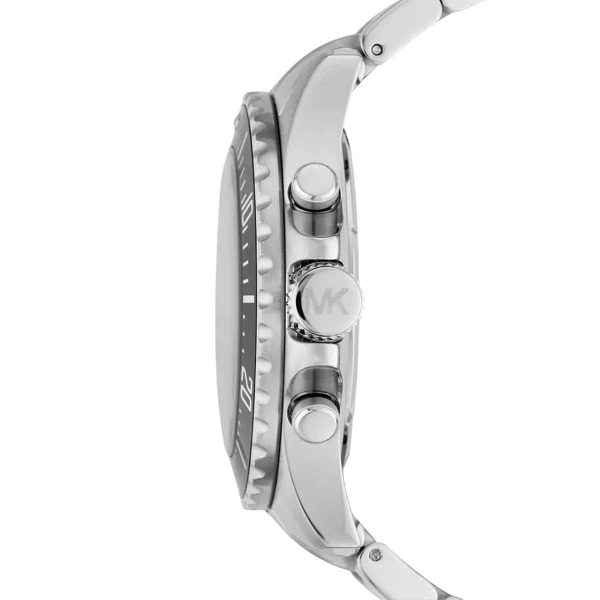 Michael Kors Everest MK8256 Men's Black Dial Silver Stainless Steel Chronograph Watch