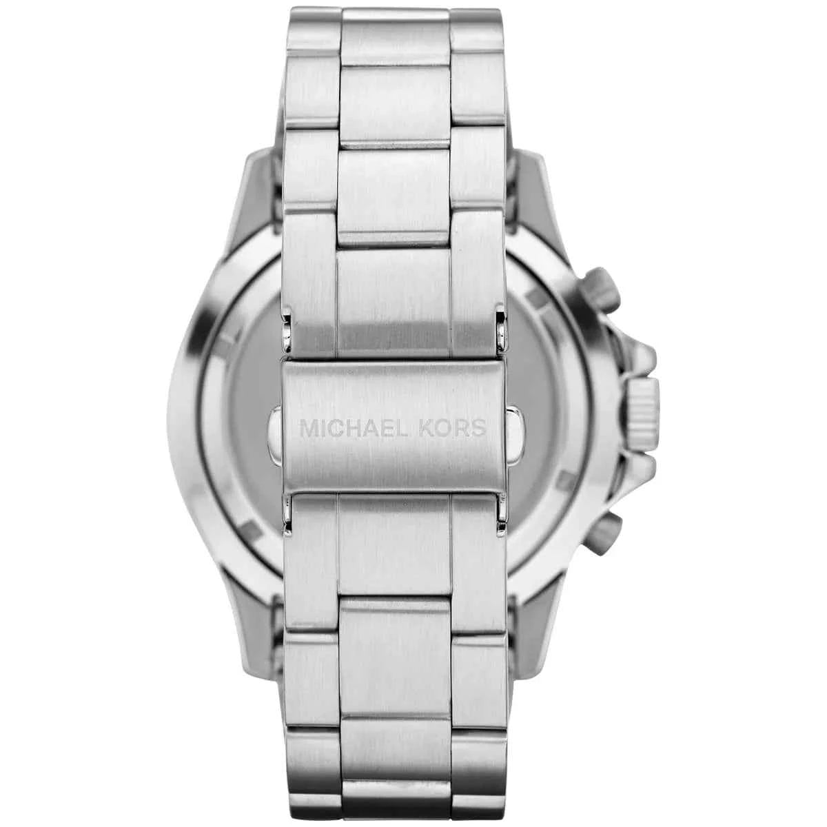 Michael Kors Everest MK8256 Men's Black Dial Silver Stainless Steel Chronograph Watch