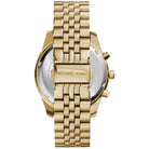 Michael Kors Lexington MK8281 Men's Gold Dial Gold Stainless Steel Chronograph Watch