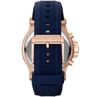 Back case of Michael Kors MK8295 quartz men's blue wristwatch