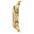 Michael Kors Runway Hunger Stop MK8315 Unisex Blue Dial Gold Stainless Steel Chronograph Watch