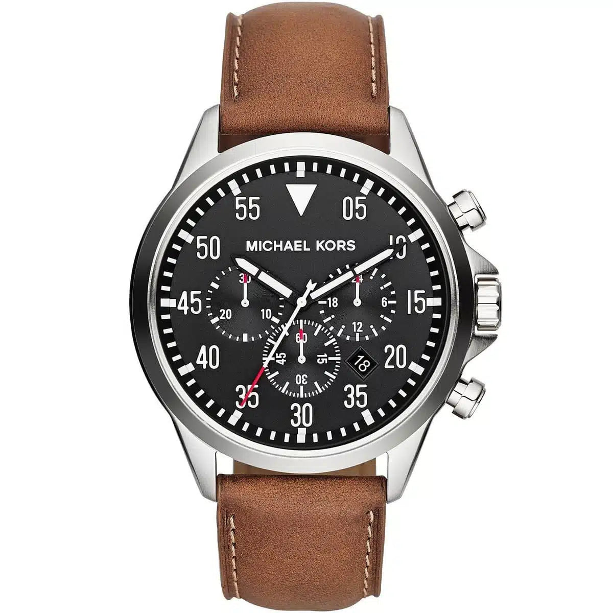 Michael Kors Gage MK8333 men's chronograph leather watch