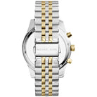 Michael Kors Lexington MK8344 Men's Silver Dial Two-Tone Stainless Steel Chronograph Watch