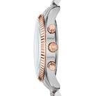 Michael Kors Lexington MK8412 Men's Blue Dial Silver & Rose Gold Stainless Steel Chronograph Watch