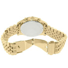 Michael Kors Lexington MK8446 Men's Green Dial Gold Stainless Steel Chronograph Watch