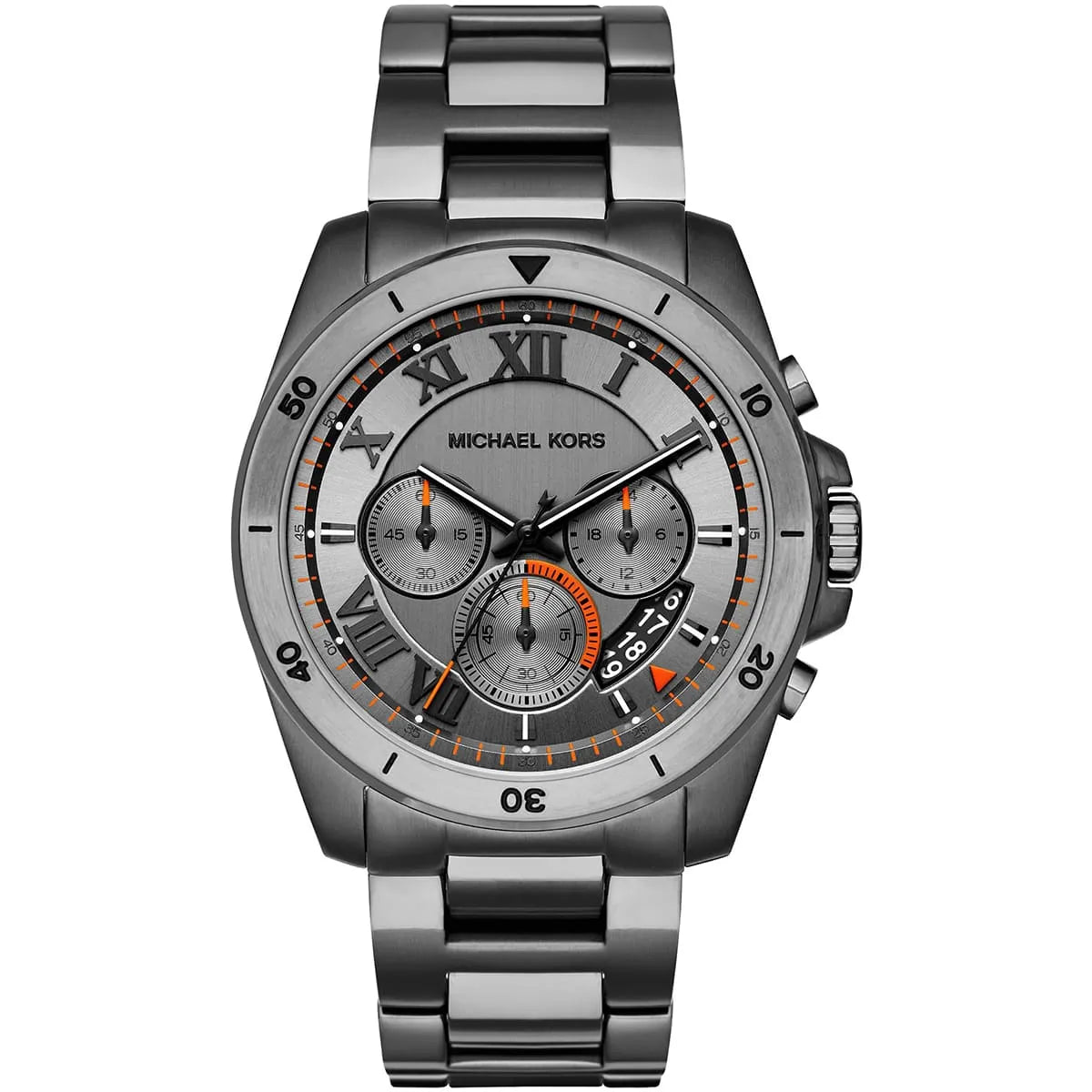 Michael Kors Brecken MK8465 men's grey chronograph watch