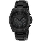 Michael Kors Brecken MK8482 Men's Black Dial Black Stainless Steel Chronograph Watch